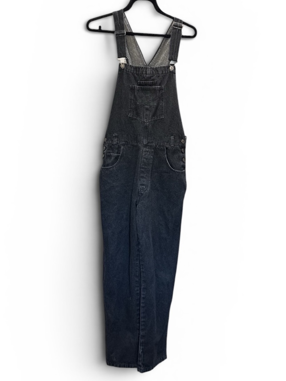 Dark Wash Denim Overalls #686